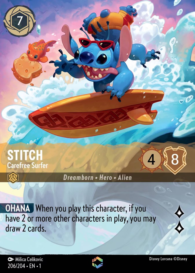 Stitch - Carefree Surfer - Image 1