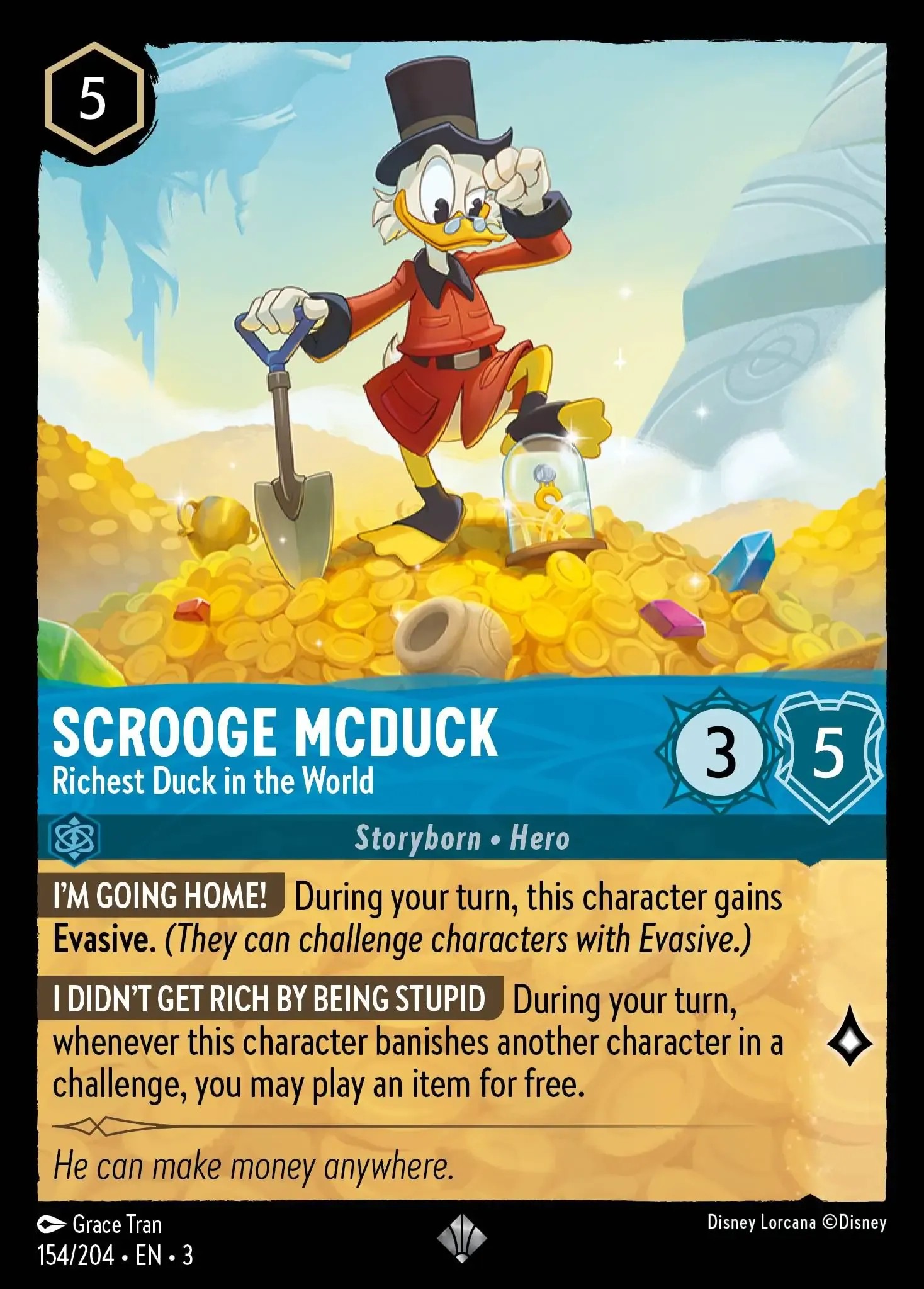 2024 Disney Lorcana Into the Inklands 2024 Disney Lorcana Into the Inklands #154 trading card