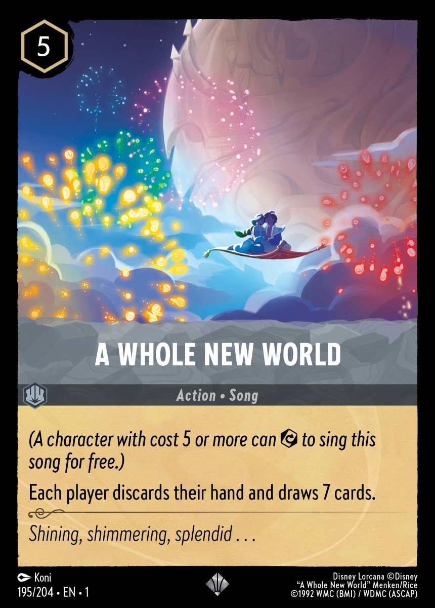 2023 Disney Lorcana The First Chapter 2023 Disney Lorcana The First Chapter #195 trading card