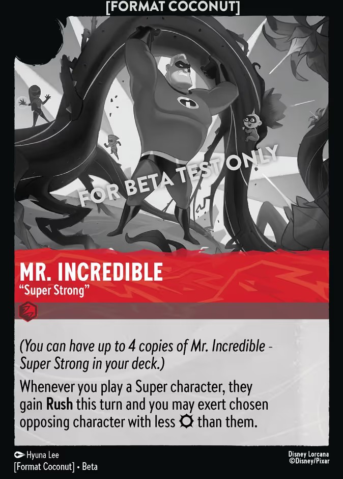 Mr. Incredible - "Super Strong" (Promo · Normal)