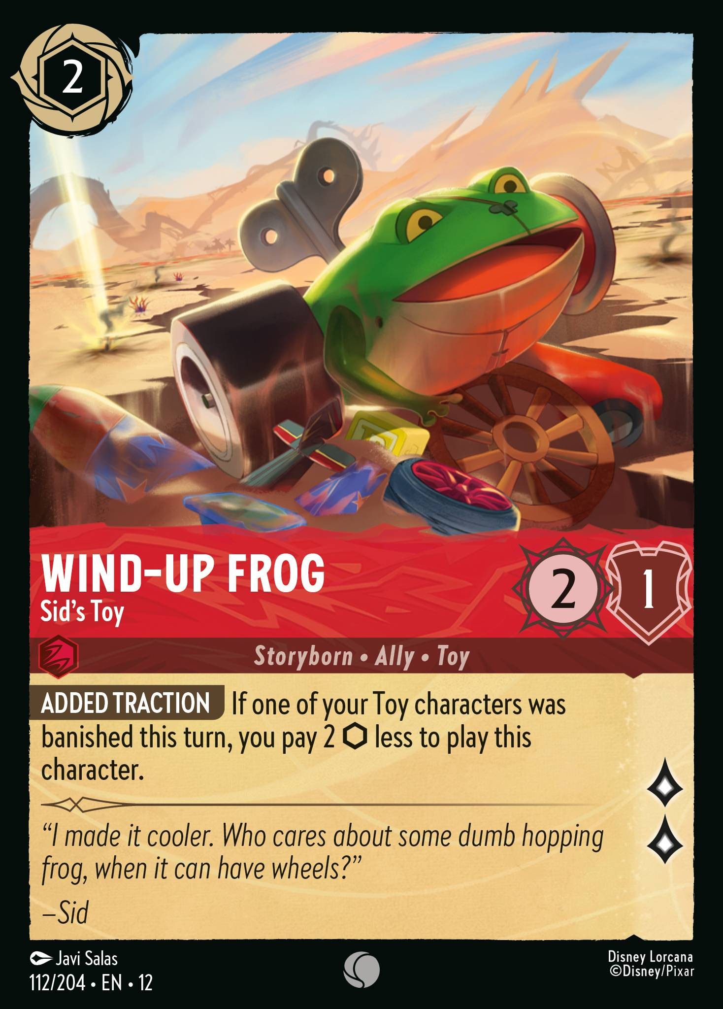 Wind-Up Frog - Sid's Toy - Image 1