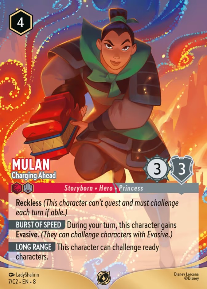 2026 Disney Lorcana Lorcana Challenge Year 3 2026 Disney Lorcana Lorcana Challenge Year 3 #7 trading card