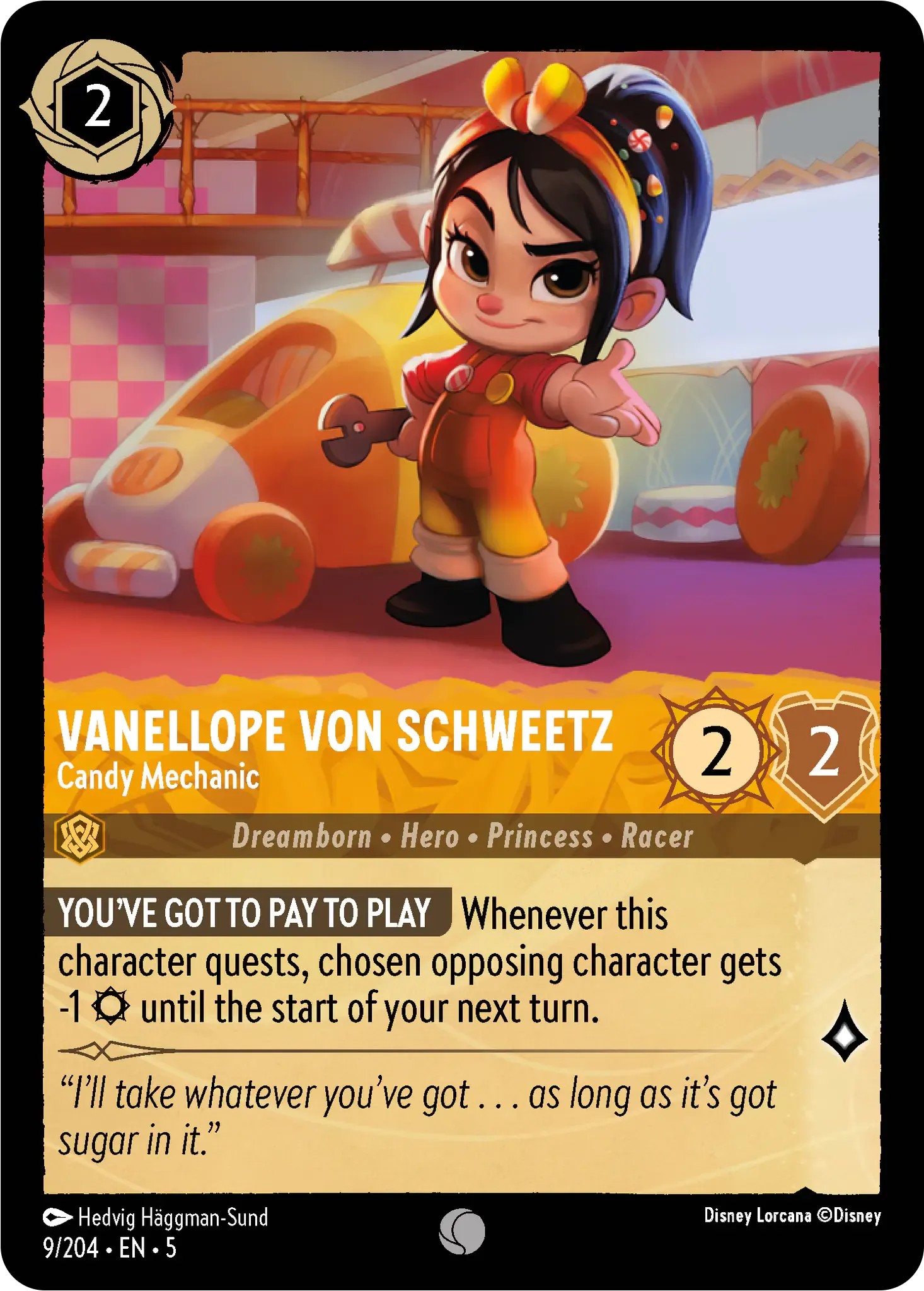 Vanellope von Schweetz - Candy Mechanic (Common · Normal)