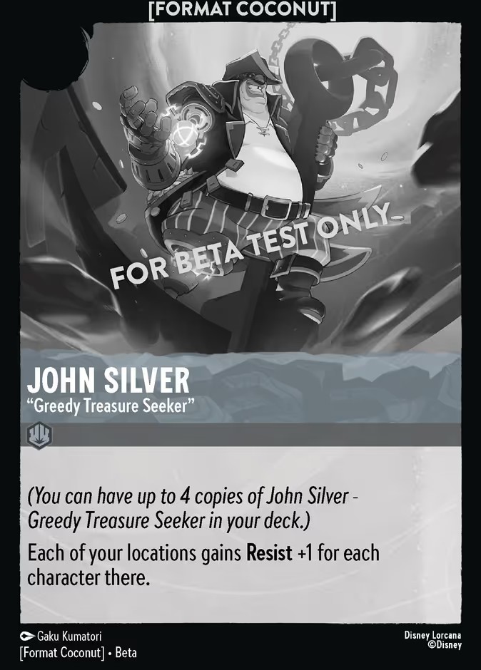 John Silver - "Greedy Treasure Seeker" (Promo · Normal)