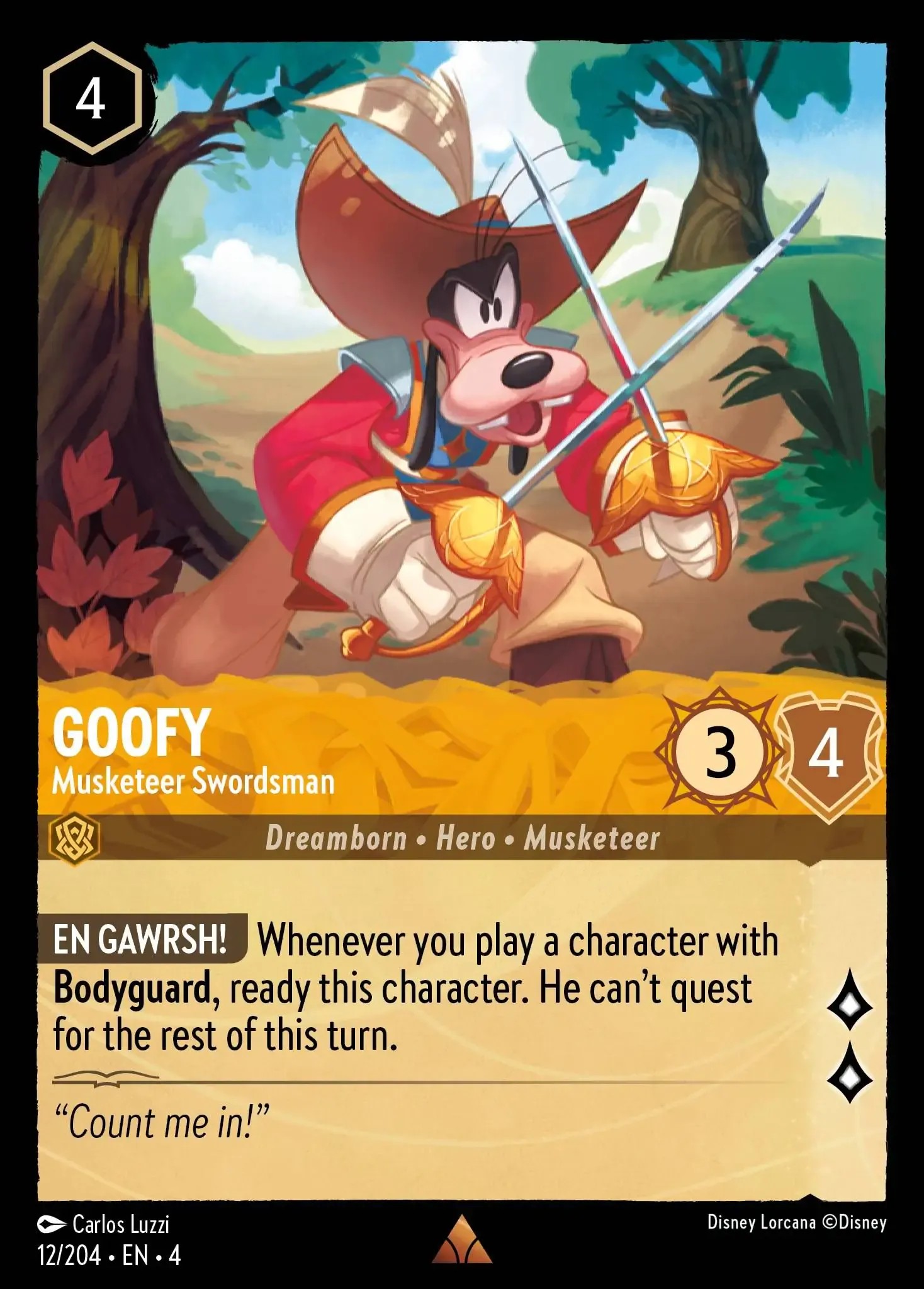 Goofy - Musketeer Swordsman - Image 1