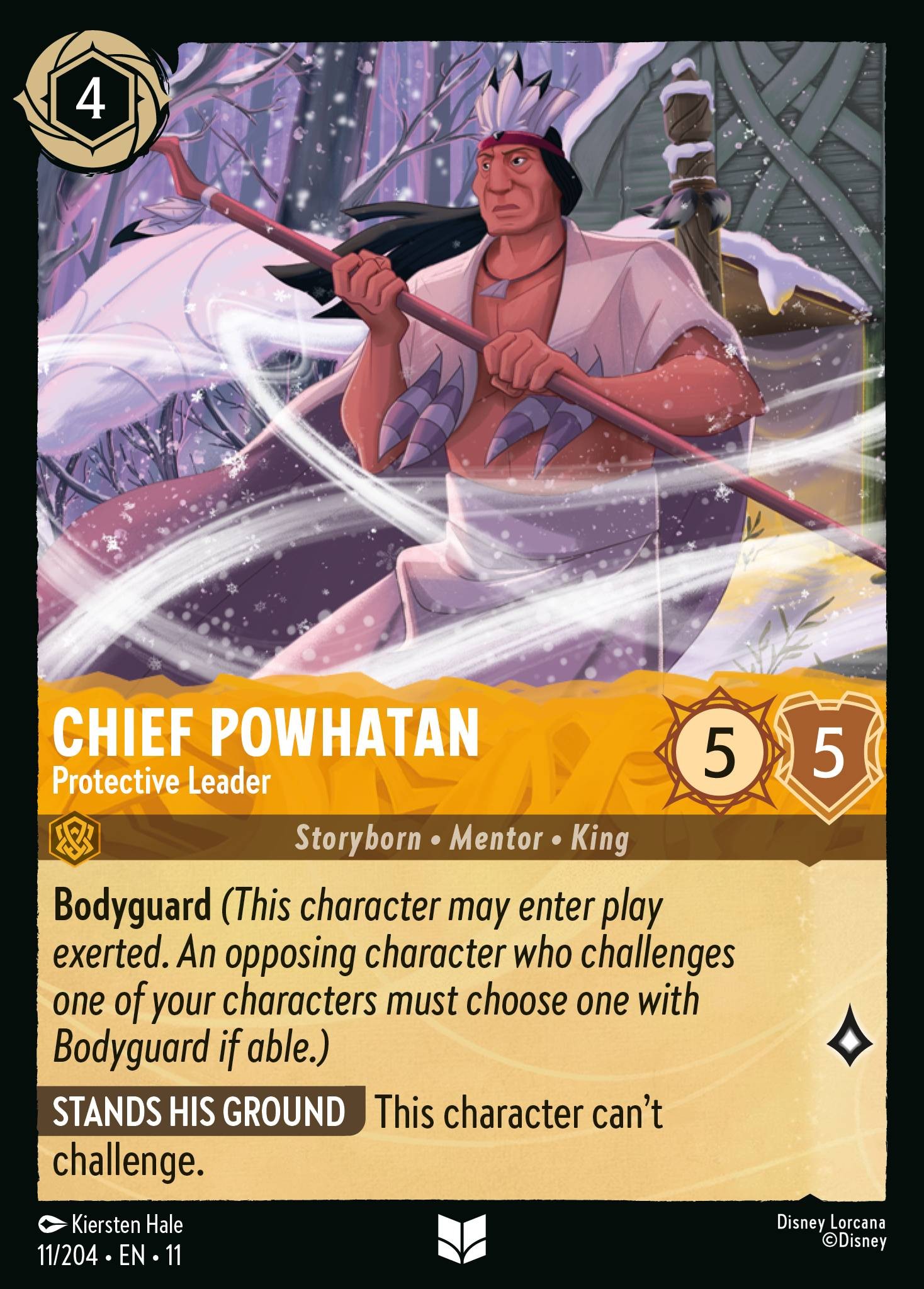 Chief Powhatan - Protective Leader - Image 1