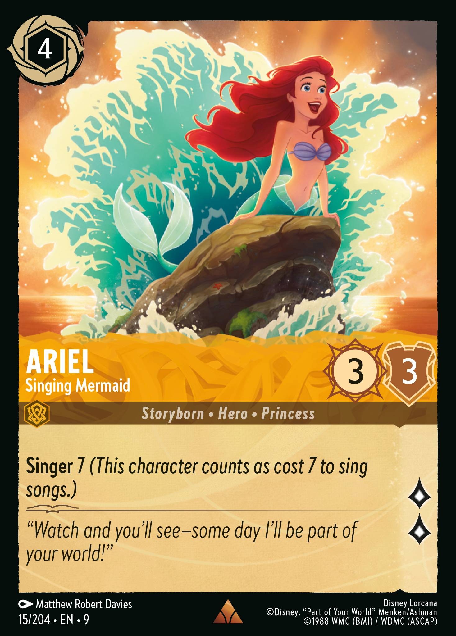 2025 Disney Lorcana Fabled 2025 Disney Lorcana Fabled #15 trading card