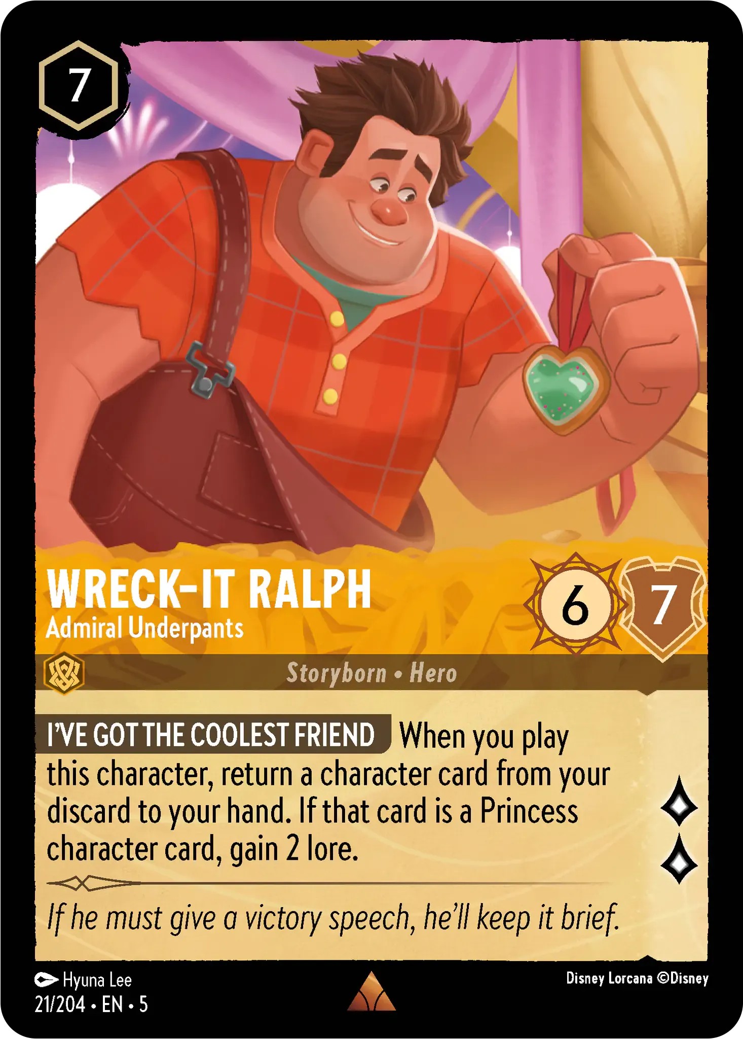 Wreck-It Ralph - Admiral Underpants (Rare · Normal)