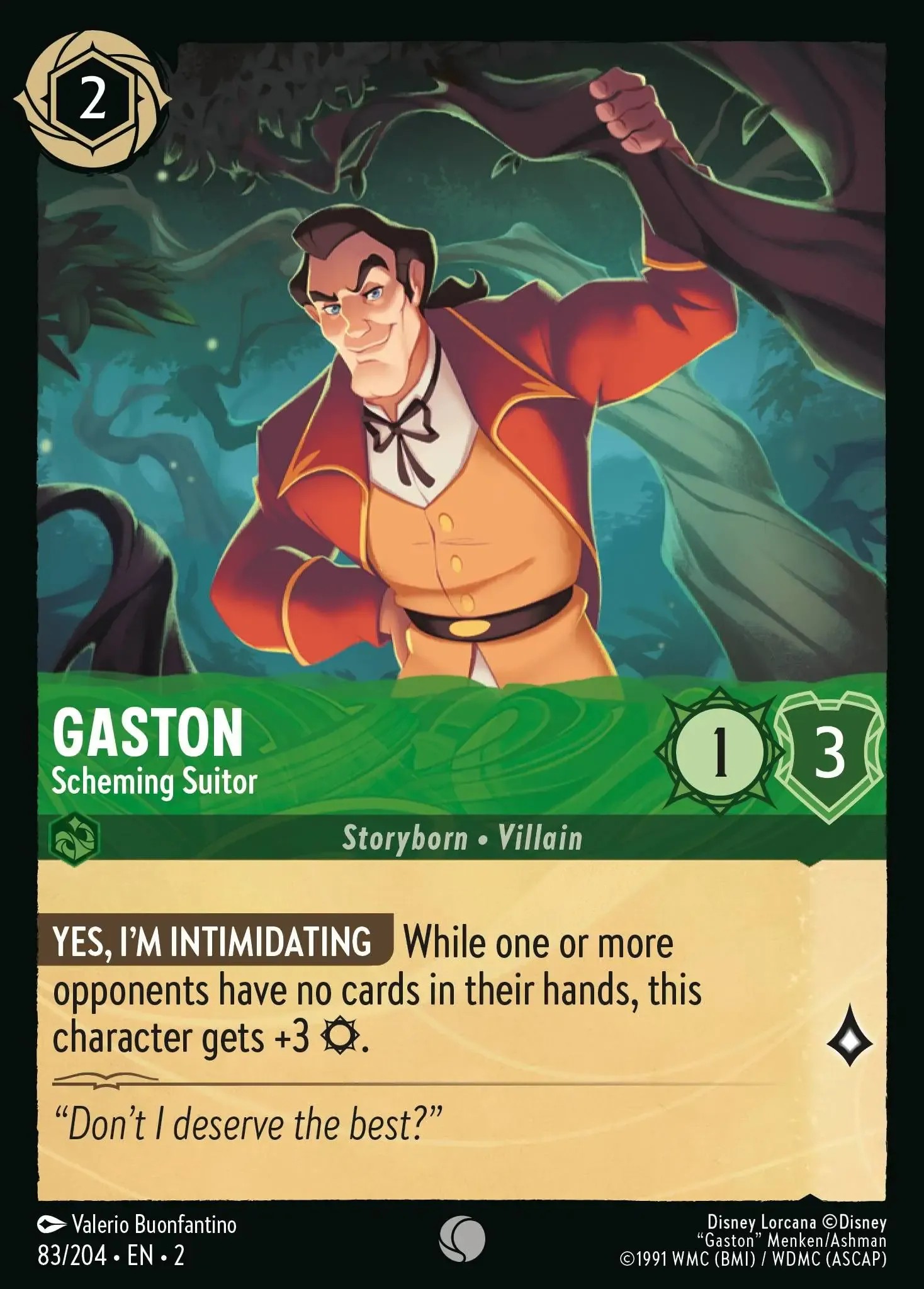 Gaston - Scheming Suitor - Image 1
