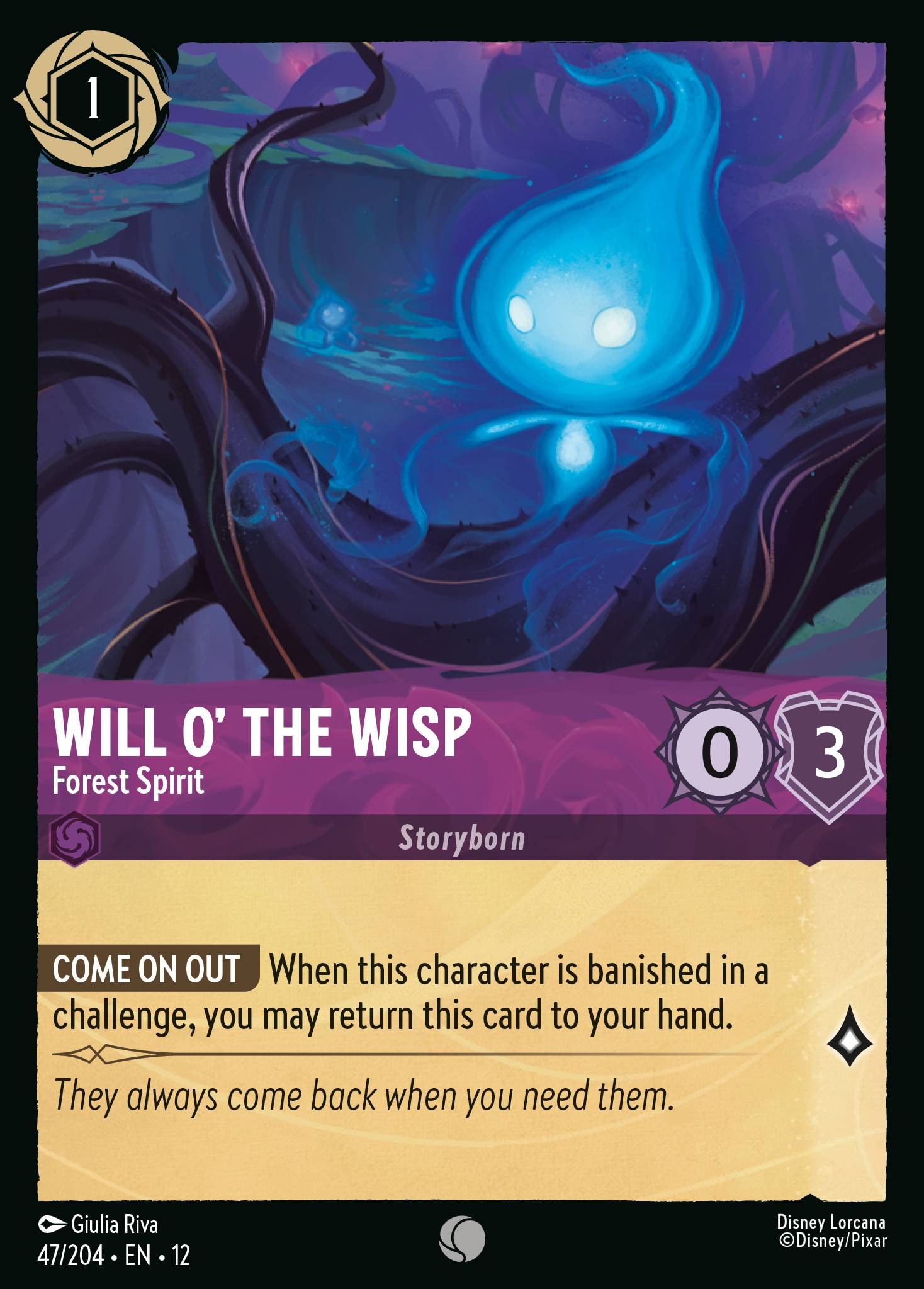 2026 Disney Lorcana Wilds Unknown 2026 Disney Lorcana Wilds Unknown #47 trading card