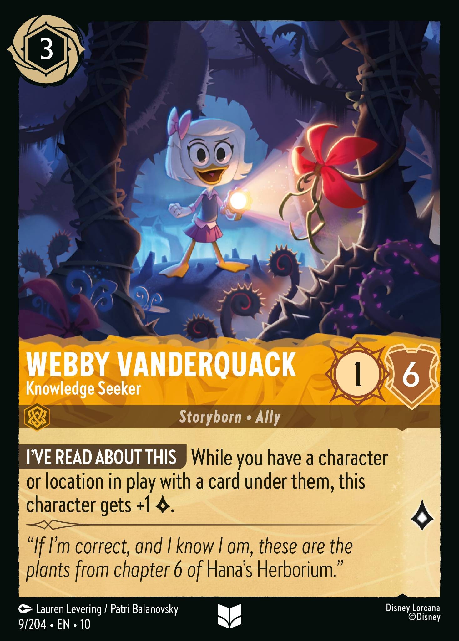 Webby Vanderquack - Knowledge Seeker (Uncommon · Normal)