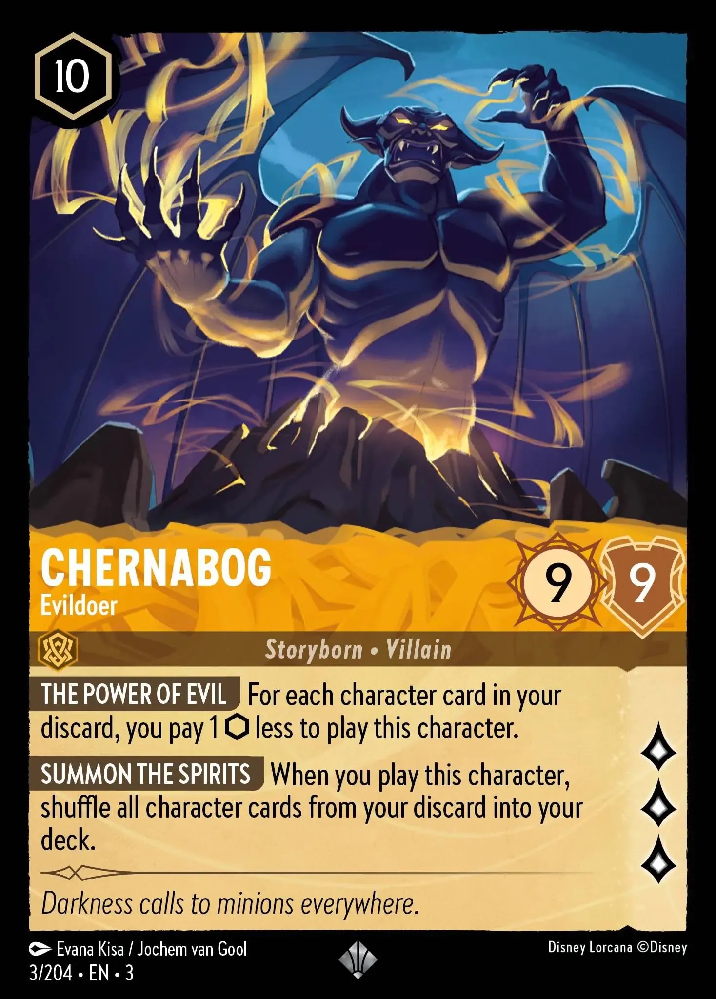 Chernabog - Evildoer (Super Rare · Normal)