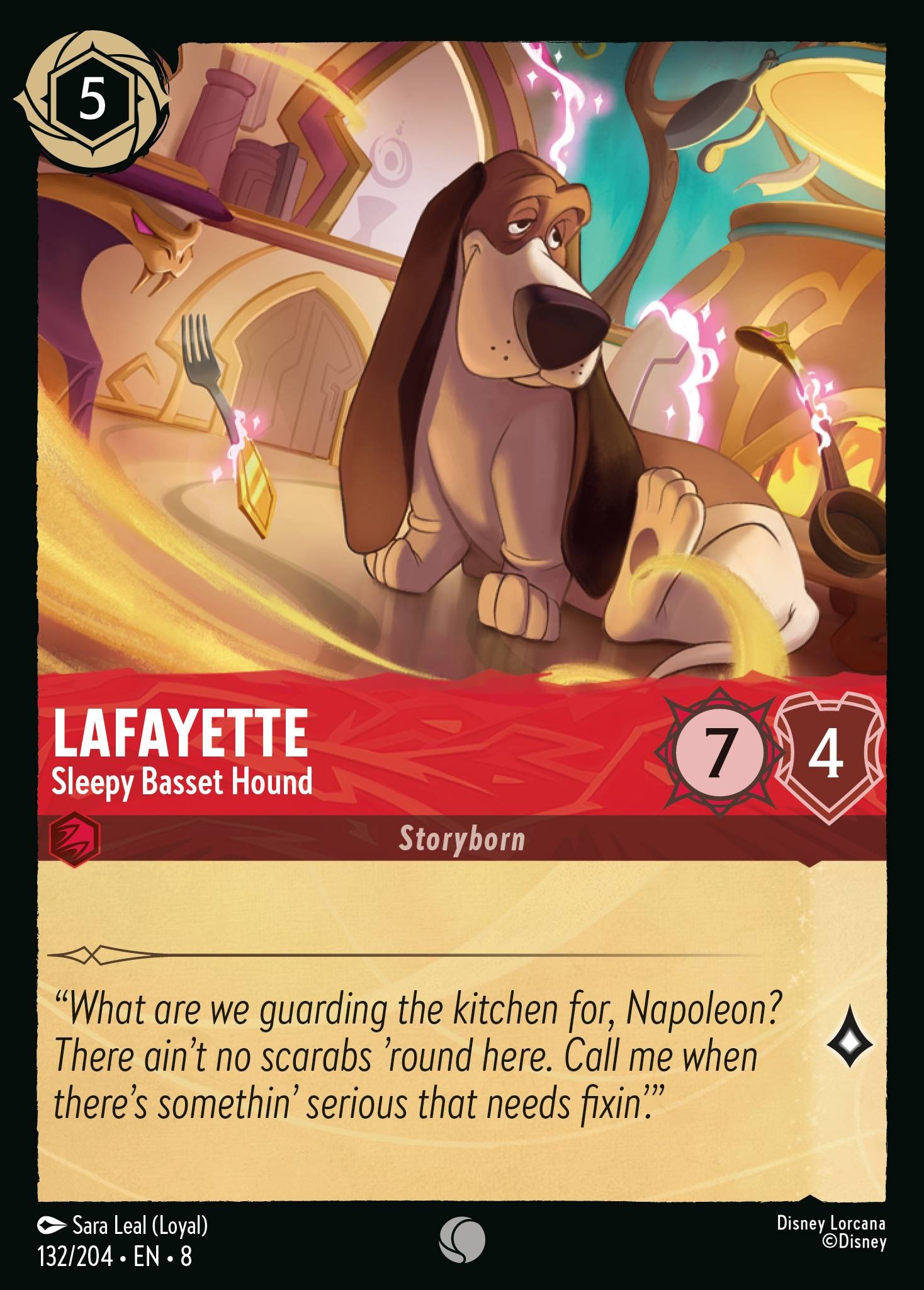 Lafayette - Sleepy Basset Hound - Image 1
