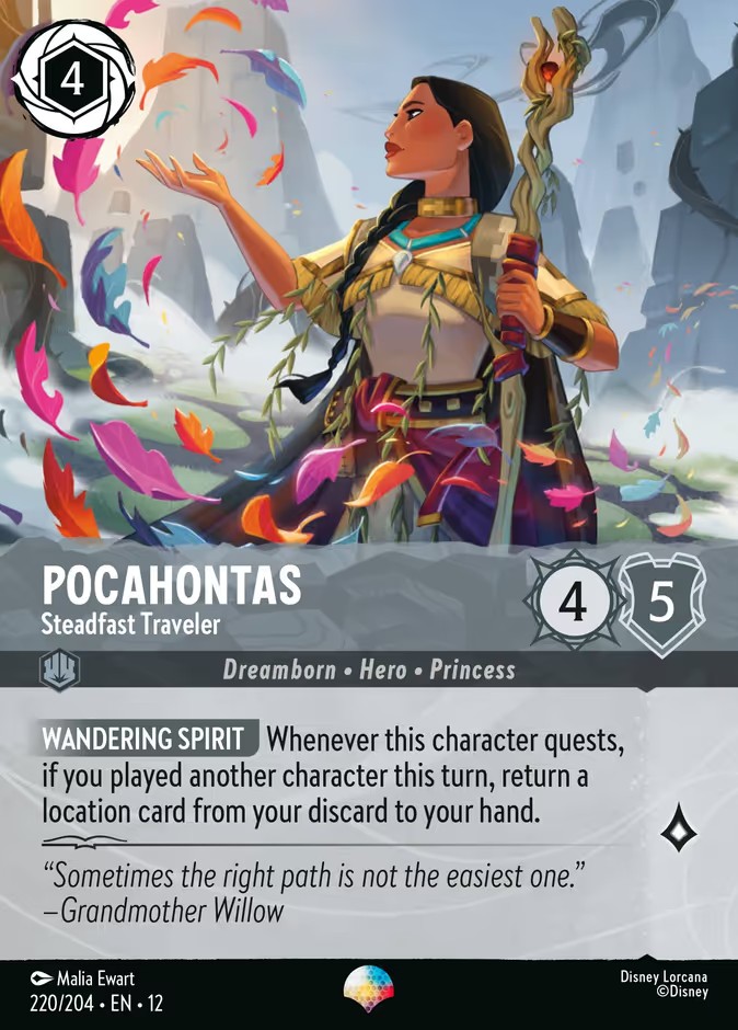2026 Disney Lorcana Wilds Unknown 2026 Disney Lorcana Wilds Unknown #220 trading card