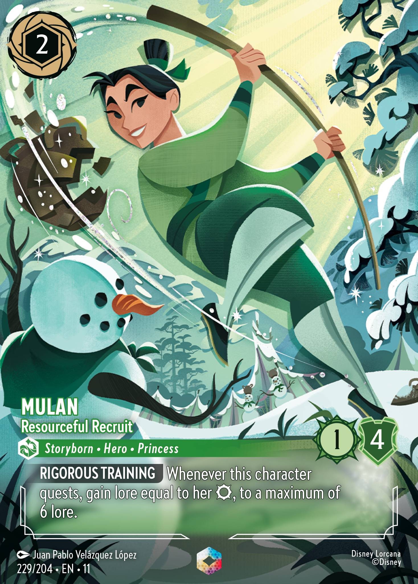 2026 Disney Lorcana Winterspell 2026 Disney Lorcana Winterspell #229 trading card