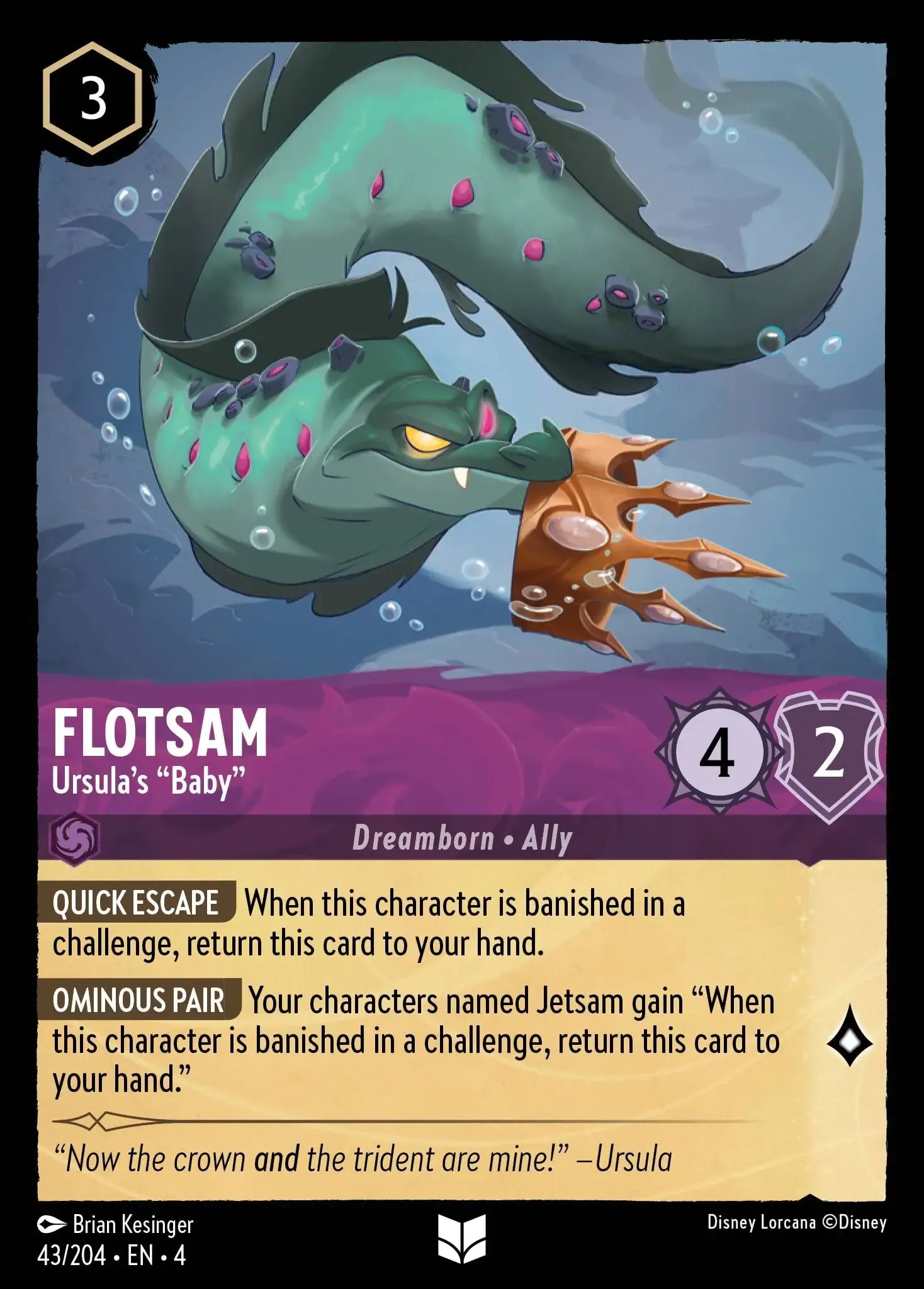 Flotsam - Ursula's "Baby" - Image 1