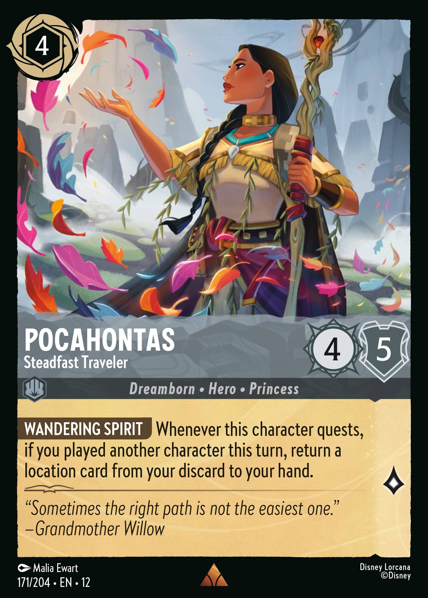 2026 Disney Lorcana Wilds Unknown 2026 Disney Lorcana Wilds Unknown #171 trading card