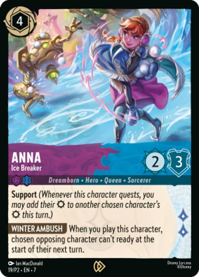 2024 Disney Lorcana Promo Set 2 Anna - Ice Breaker #19 trading card