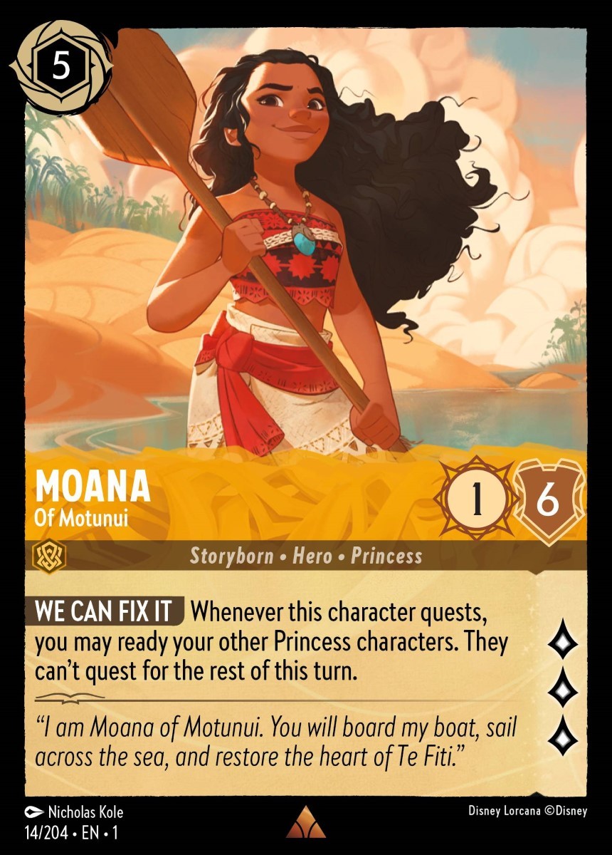 2023 Disney Lorcana The First Chapter 2023 Disney Lorcana The First Chapter #14 trading card