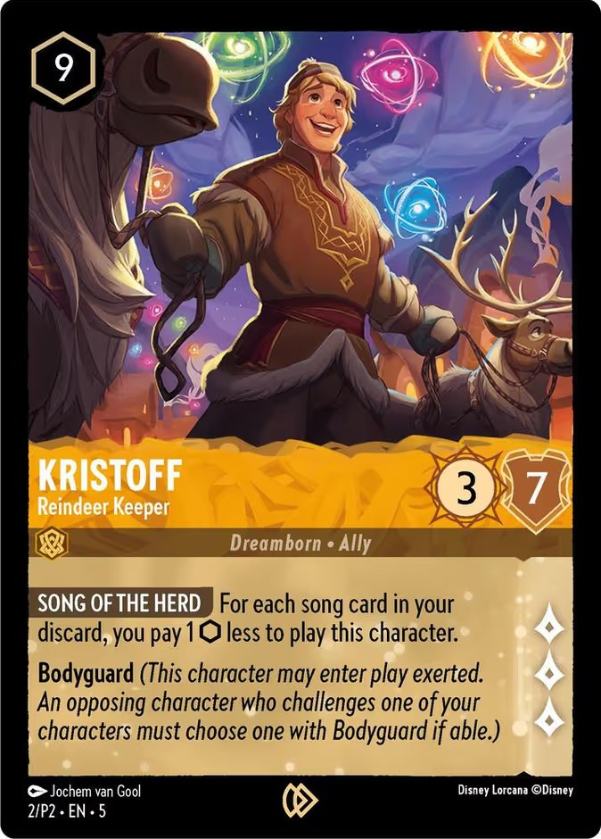 2024 Disney Lorcana Promo Set 2 Kristoff - Reindeer Keeper #2 trading card