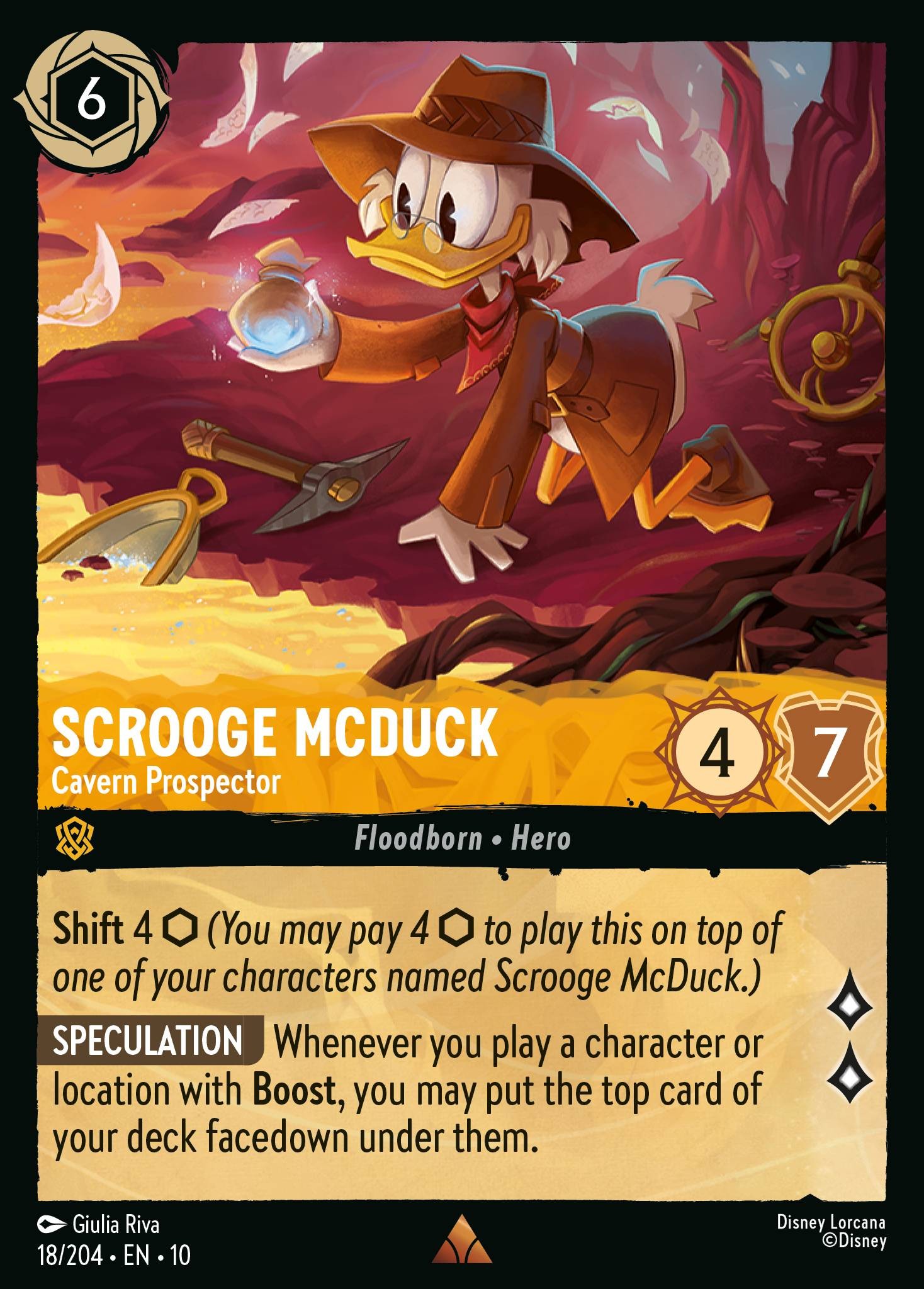 Scrooge McDuck - Cavern Prospector (Rare · Normal)