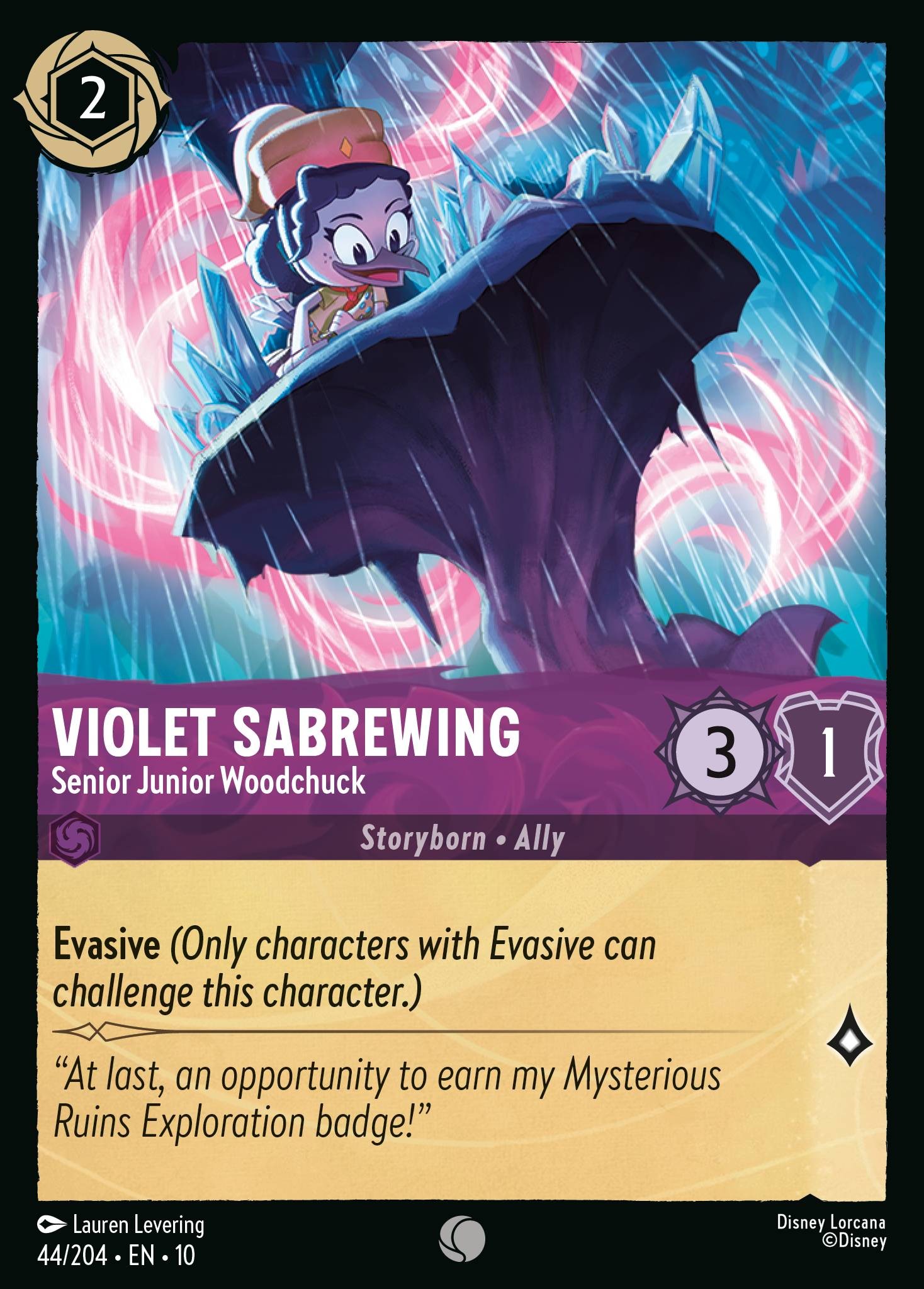 Violet Sabrewing - Senior Junior Woodchuck - Image 1