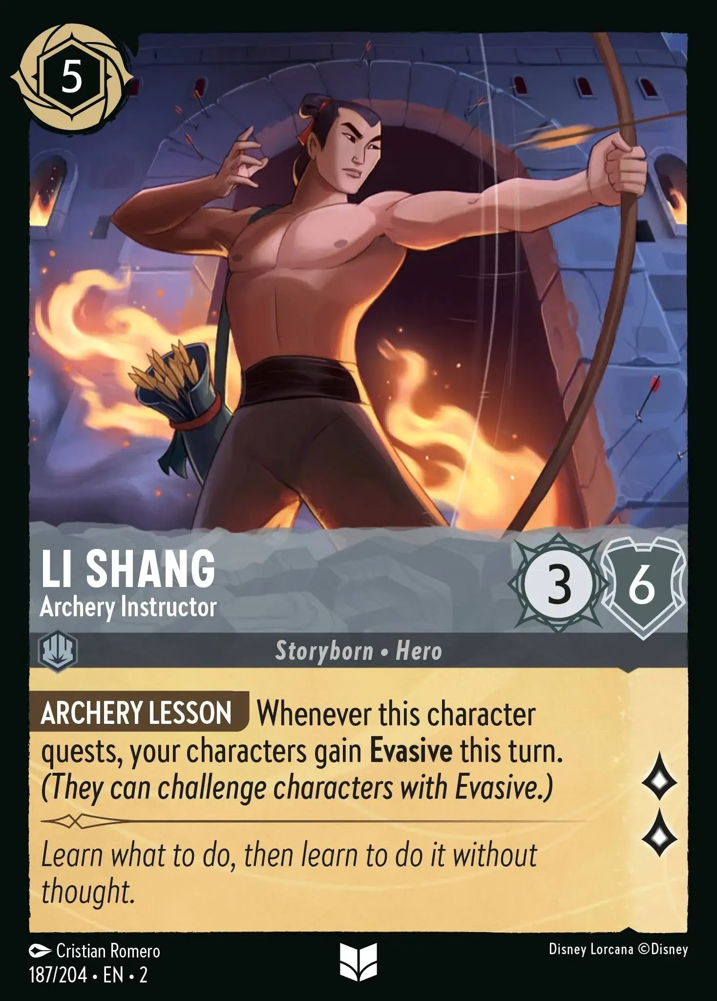 Li Shang - Archery Instructor - Image 1