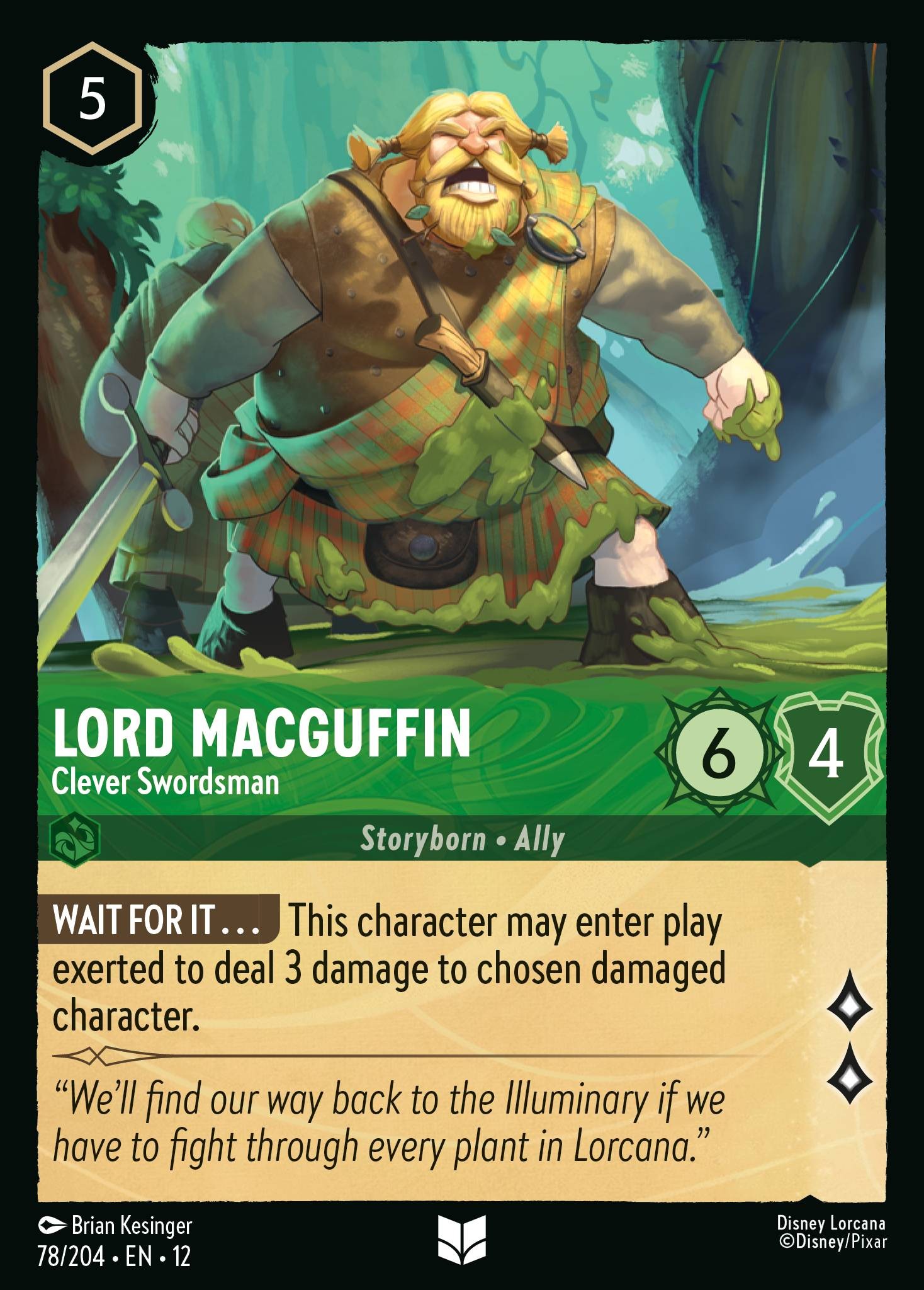 Lord MacGuffin - Clever Swordsman - Image 1
