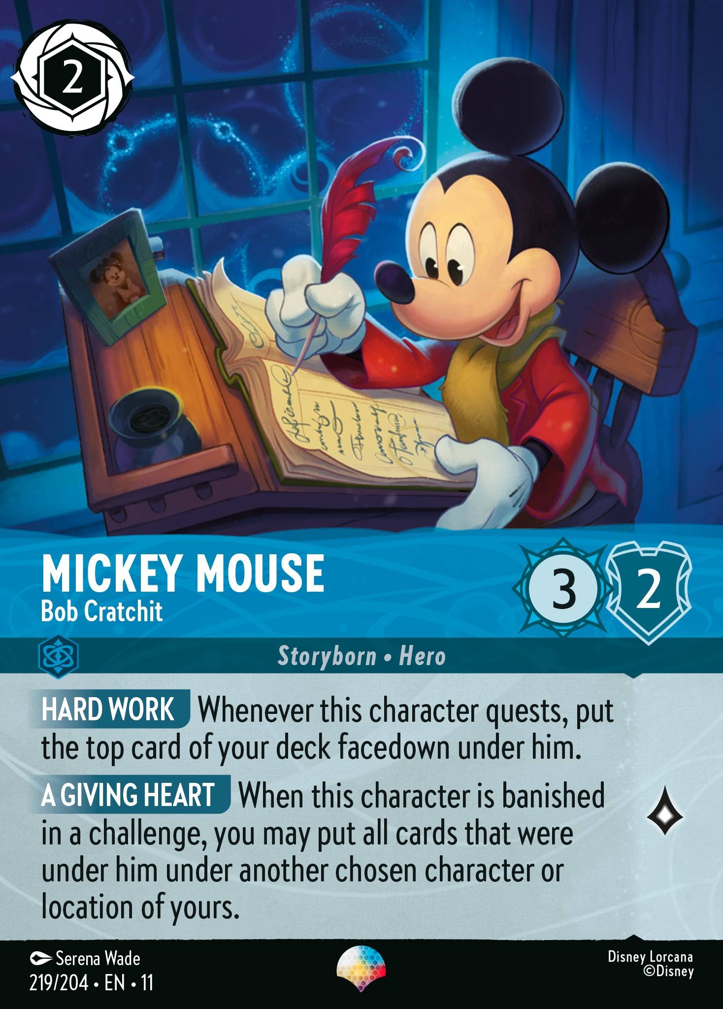 2026 Disney Lorcana Winterspell 2026 Disney Lorcana Winterspell #219 trading card