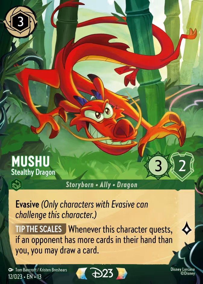 Mushu - Stealthy Dragon (Promo · Normal)
