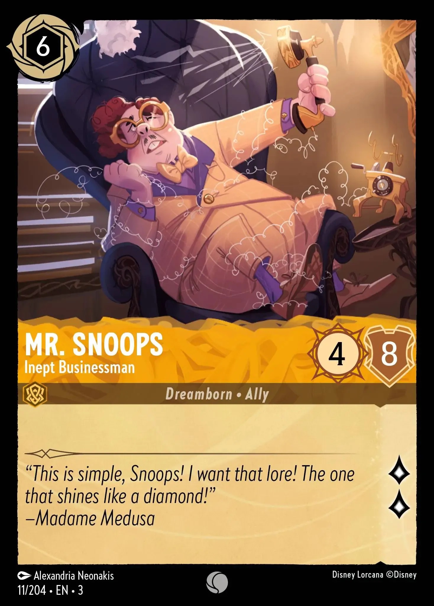 Mr. Snoops - Inept Businessman (Common · Normal)