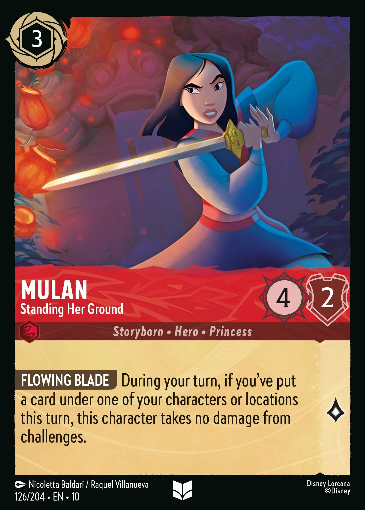 2025 Disney Lorcana Whispers in the Well 2025 Disney Lorcana Whispers in the Well #126 trading card