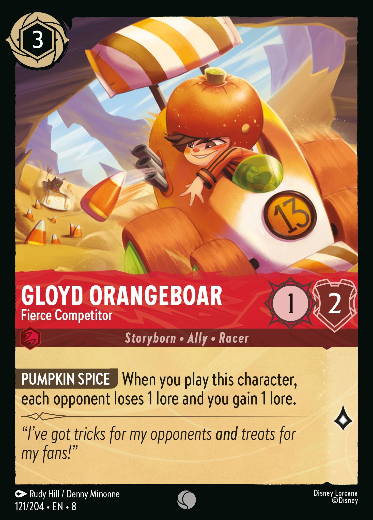 Gloyd Orangeboar - Fierce Competitor - Image 1