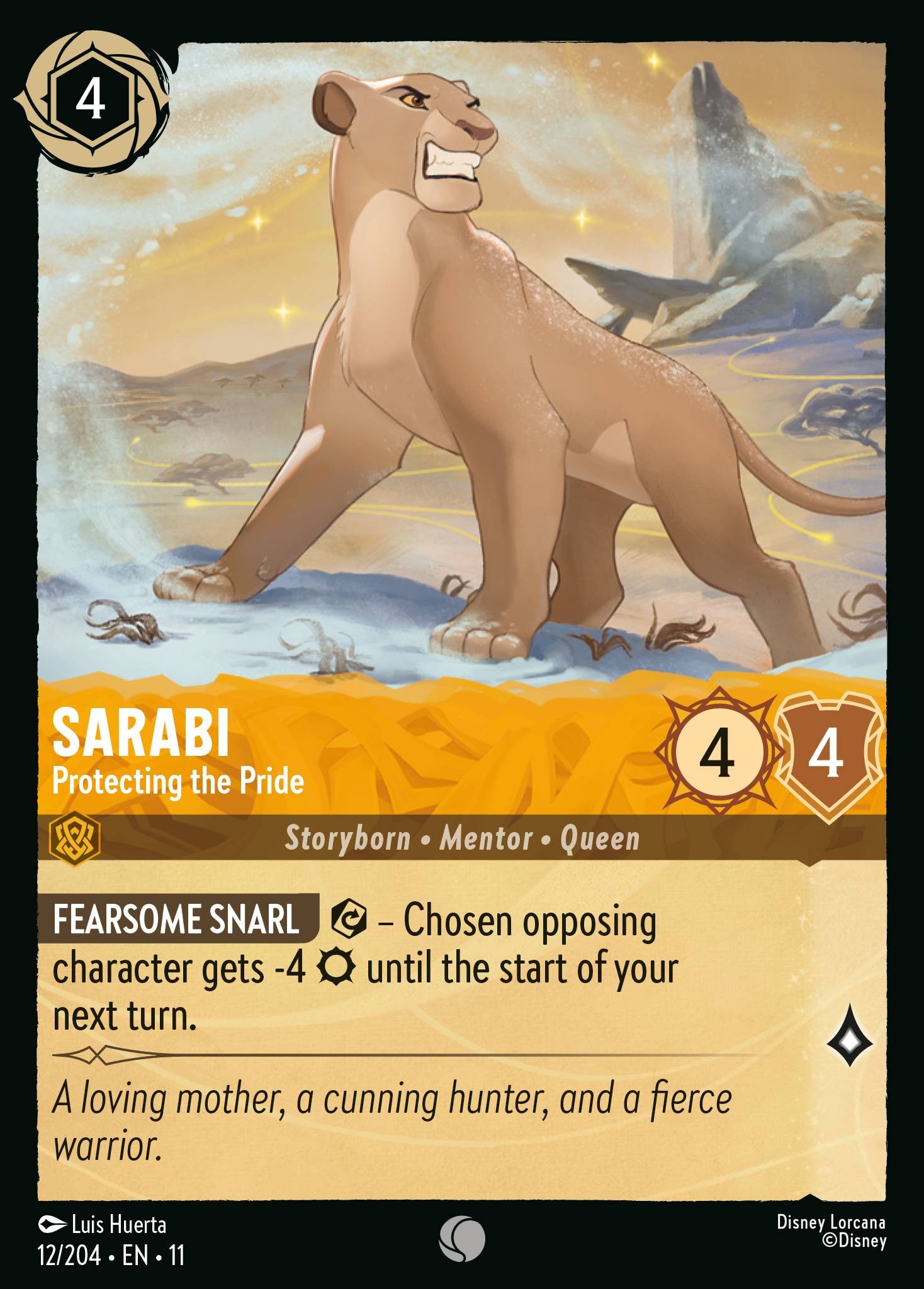 Sarabi - Protecting the Pride (Common · Normal)