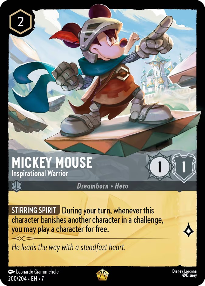 Mickey Mouse - Inspirational Warrior - Image 1