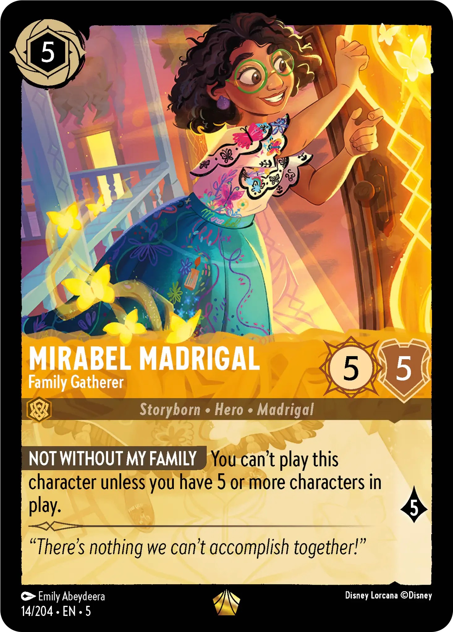 2024 Disney Lorcana Shimmering Skies 2024 Disney Lorcana Shimmering Skies #14 trading card