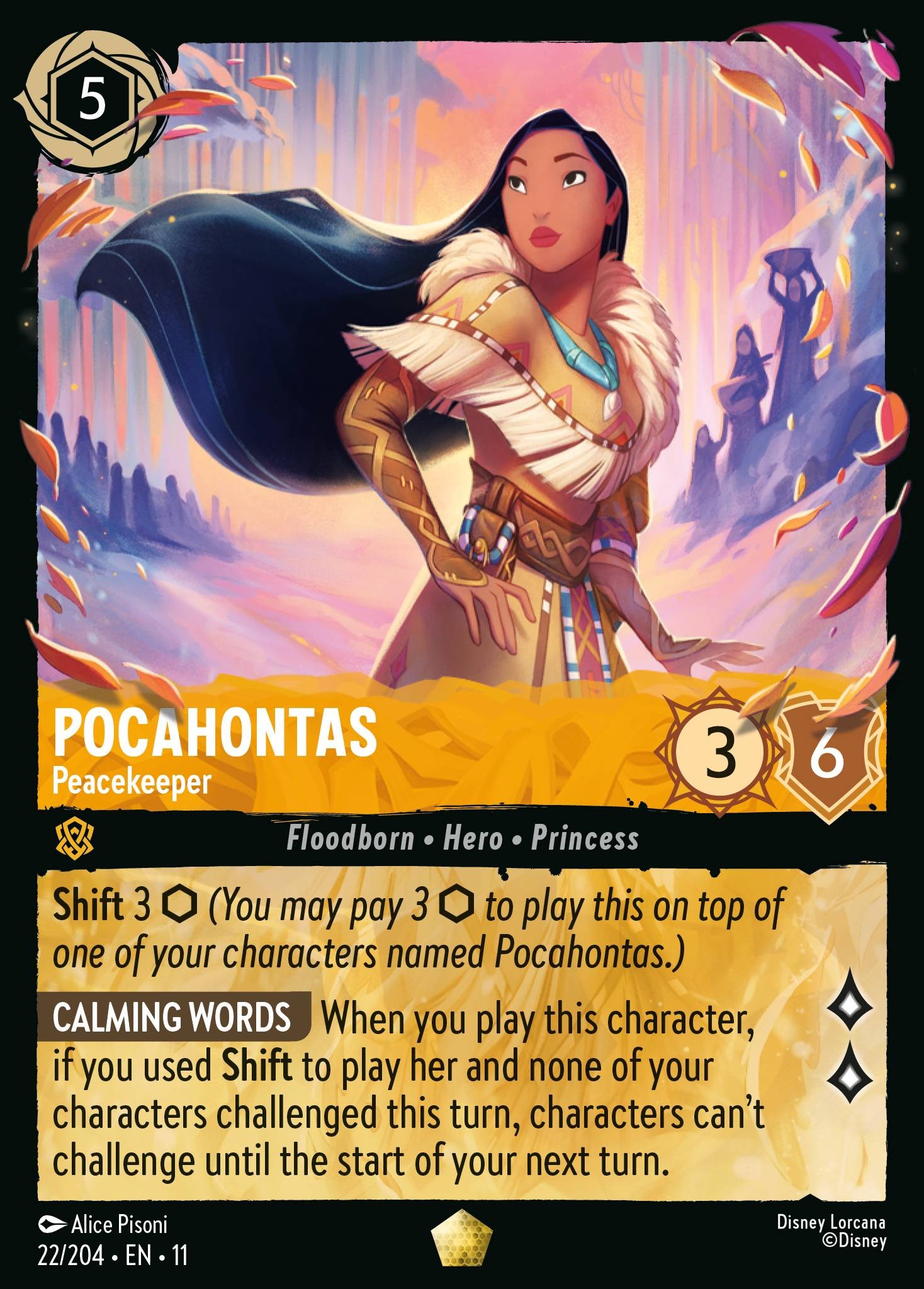 2026 Disney Lorcana Winterspell 2026 Disney Lorcana Winterspell #22 trading card