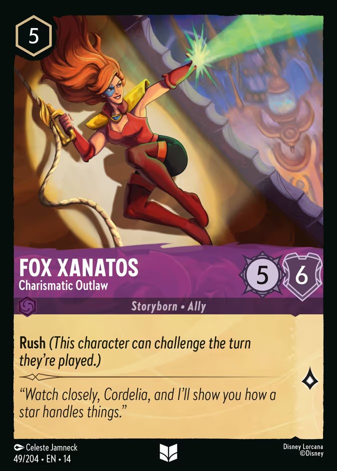 Fox Xanatos - Charismatic Outlaw (Uncommon · Normal)