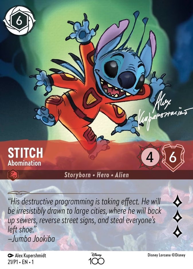2023 Disney Lorcana Promo Set 1 2023 Disney Lorcana Promo Set 1 #21 trading card