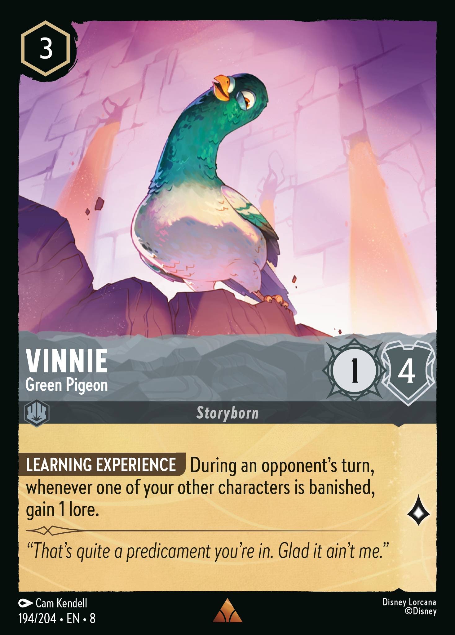 Vinnie - Green Pigeon - Image 1
