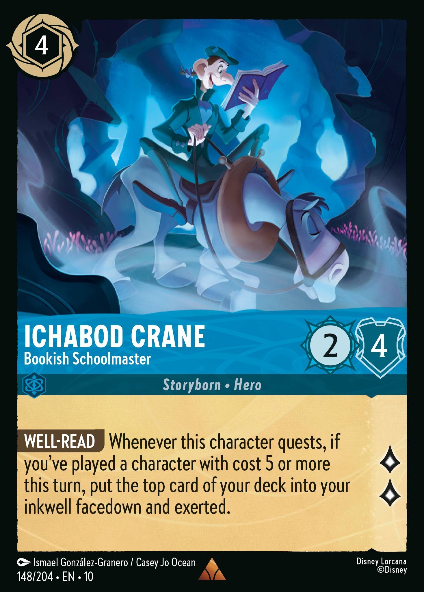 Ichabod Crane - Bookish Schoolmaster - Image 1