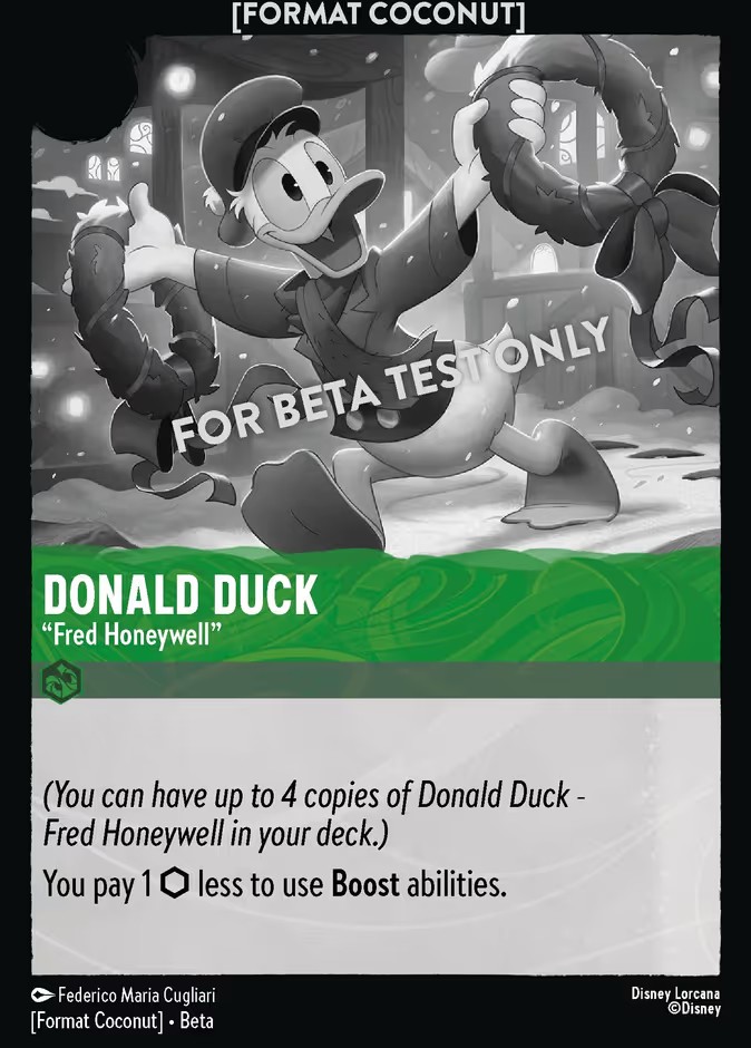 Donald Duck - "Fred Honeywell" (Promo · Normal)