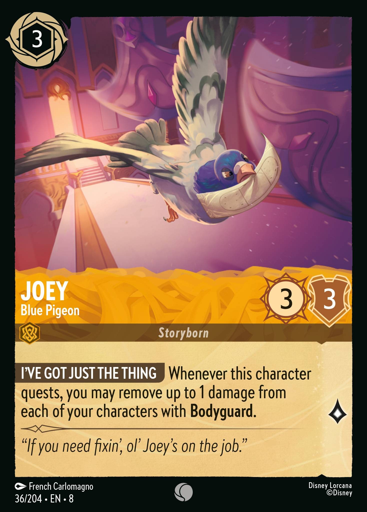 Joey - Blue Pigeon - Image 1