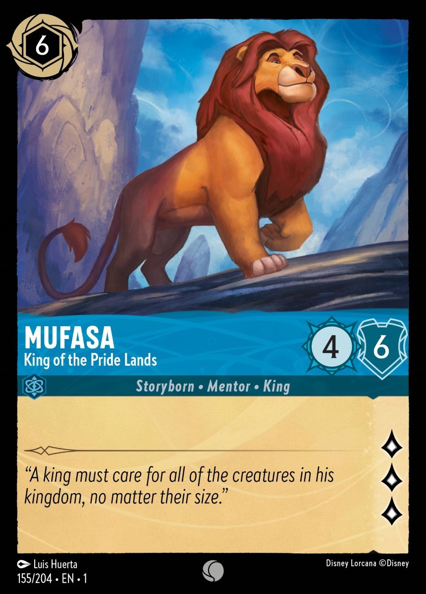 2023 Disney Lorcana The First Chapter 2023 Disney Lorcana The First Chapter #155 trading card
