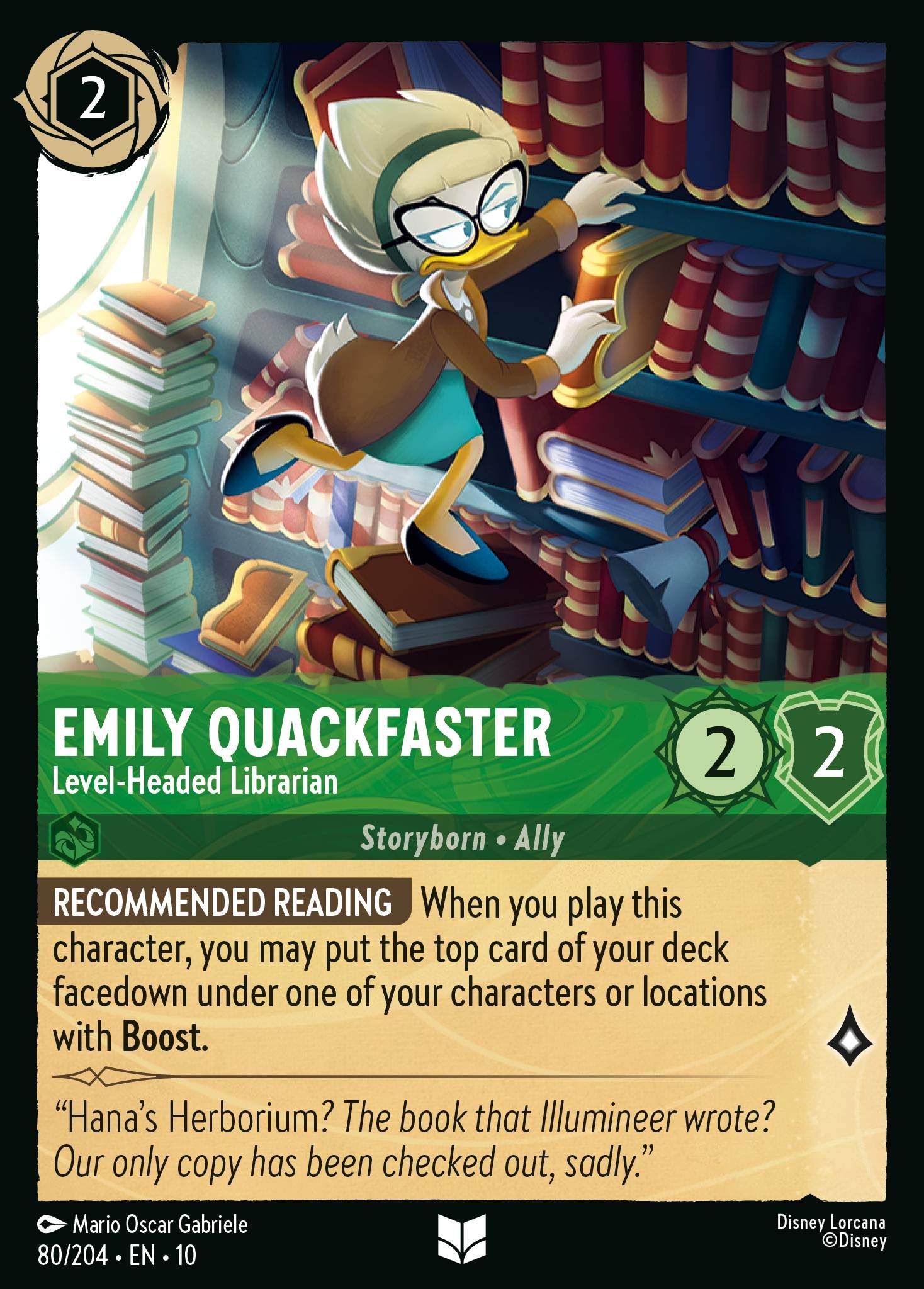 Emily Quackfaster - Level-Headed Librarian - Image 1