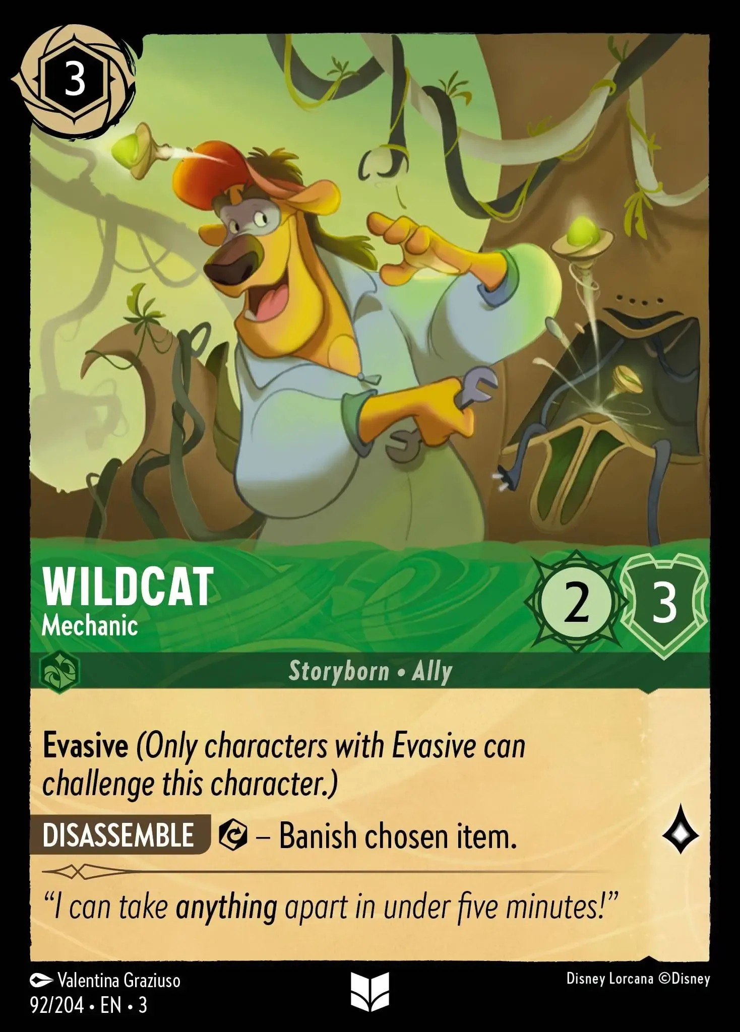 2024 Disney Lorcana Into the Inklands 2024 Disney Lorcana Into the Inklands #92 trading card