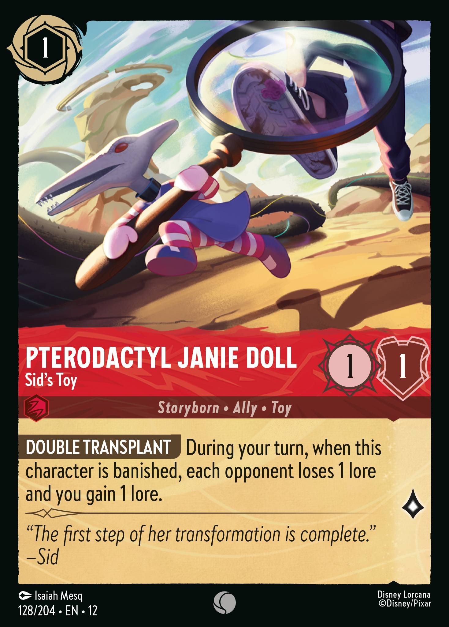 Pterodactyl Janie Doll - Sid's Toy - Image 1