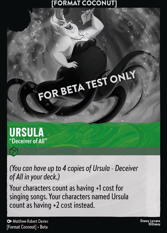 Ursula - "Deceiver of All" (Promo · Normal)
