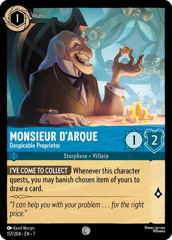 Monsieur D'Arque - Despicable Proprietor - Image 1