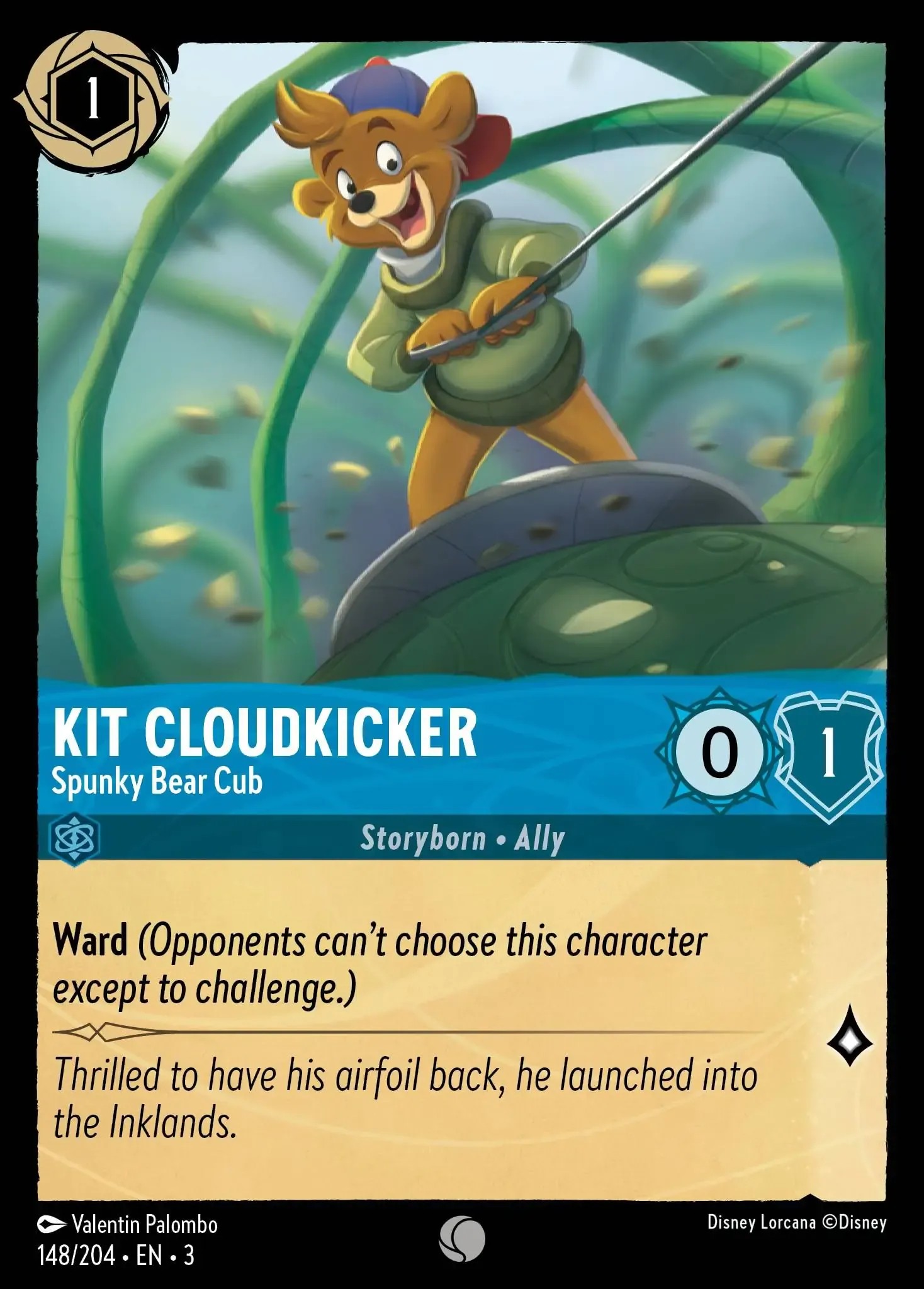 Kit Cloudkicker - Spunky Bear Cub - Image 1